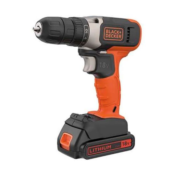 Bore-/skruemaskine Black & Decker BCD001C1-QW med batteri og oplader 