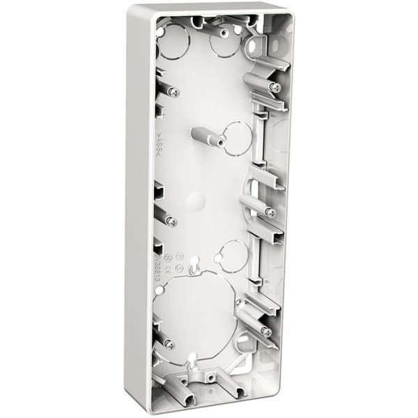 Forhøyningsboks Schneider Electric Exxact WDE002363 utenpåliggende, 35 mm dybde 3 rom