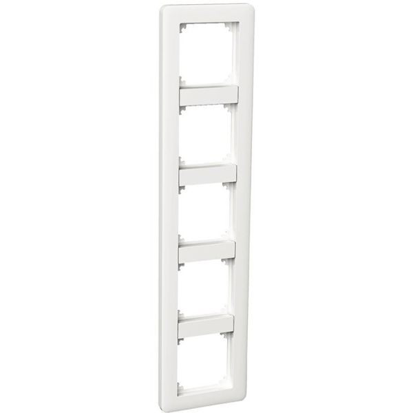 Kombinasjonsramme Schneider Electric Exxact Primo hvit, blank 5 rom