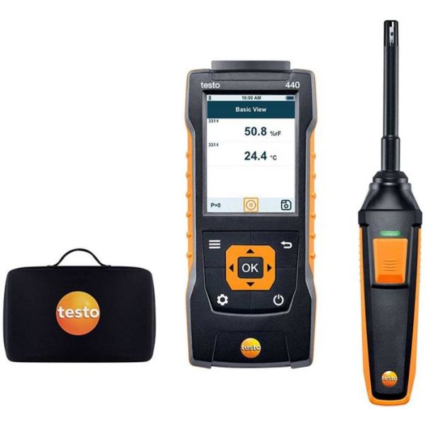 Fugt måling sæt Testo 440 med Bluetooth 