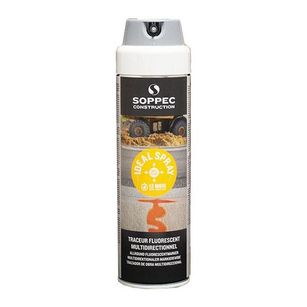 Tunnelfärg Soppec Ideal Spray 500 ml Vit
