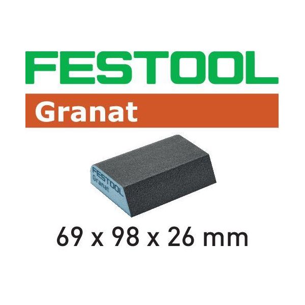 Slipsvamp Festool GR/6 CO 69x98x26mm, 6-pack 120