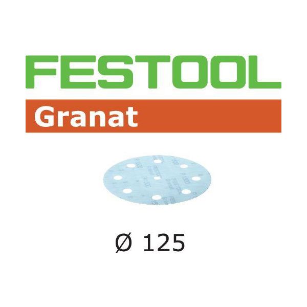Hiomapaperi Festool STF GR 125 mm, 8-reikäinen, 50 kpl P1000 Ø 125 mm 50 kpl