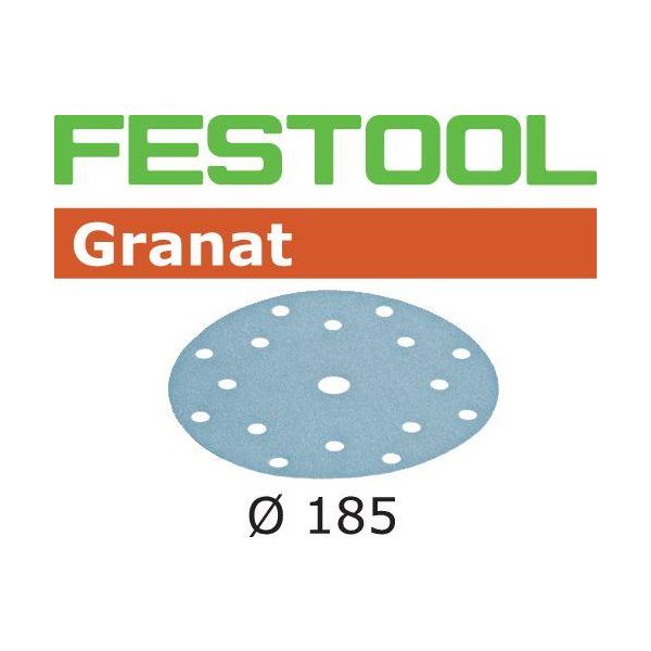 Hiomapaperi Festool STF GR 185mm, 16-reikäinen, 50 kpl P40