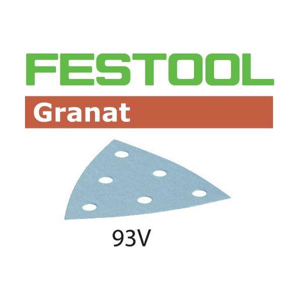 Slippapper Festool STF GR V93, 6-hålat, 50-pack P60 V93 50-pack