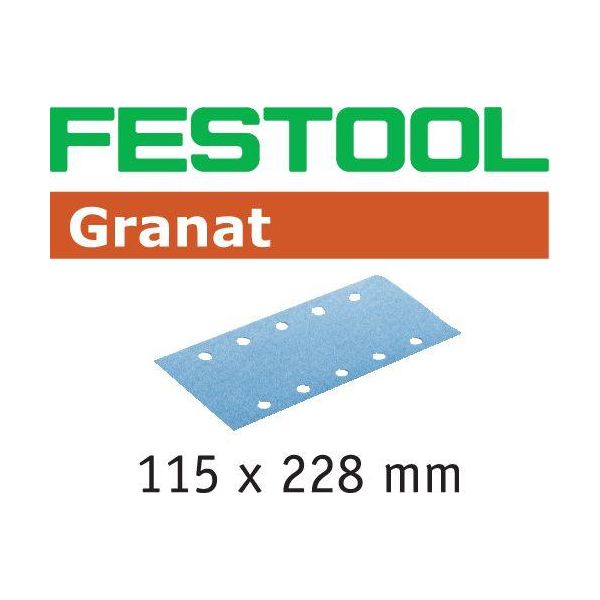 Sandpapir Festool STF GR 115x228mm, pakke med 50 