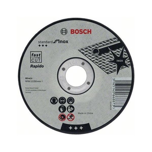 Katkaisulaikka Bosch Standard for Inox  125x1mm 1 kpl.