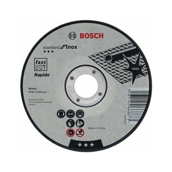 Skæreskive Bosch Standard for Inox  125x1,6mm 1-pak