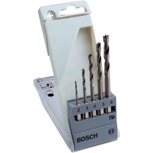 Spiralborsæt Bosch 2608595525 til træ med sekskantet håndtag 