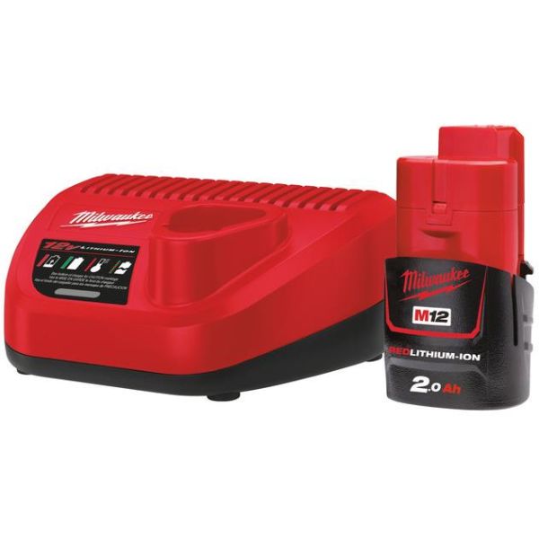 Opladningspakke Milwaukee M12 NRG-201  