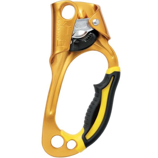 Reb klemme Petzl Ascension Pro  Højre sort/gul