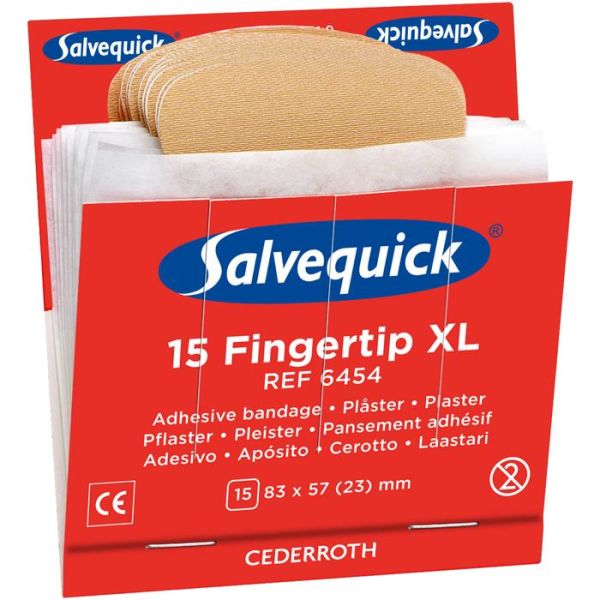 Fingertoppsplåster Salvequick 6454 6x15st 