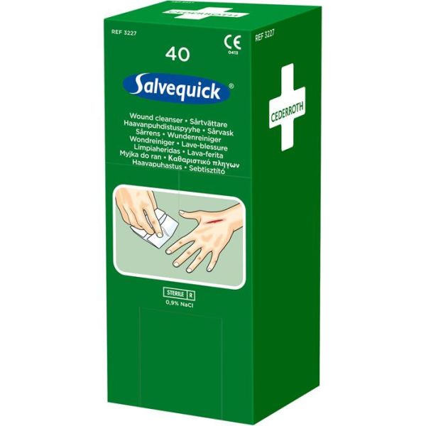 Sårvasker Salvequick 3227 40stk 