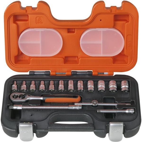 Topnøglesæt Bahco S160 1/4" 