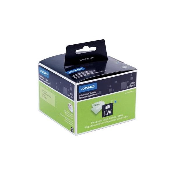 Adresseetiket DYMO LW 36x89mm Gennemsigtig