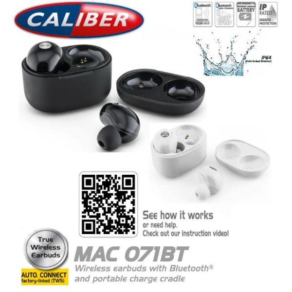 Kuulokemikrofoni Caliber MAC70BT Bluetooth 
