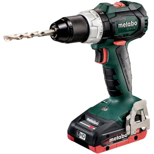 Skruemaskine Metabo BS 18 LT BL med batteri og oplader 