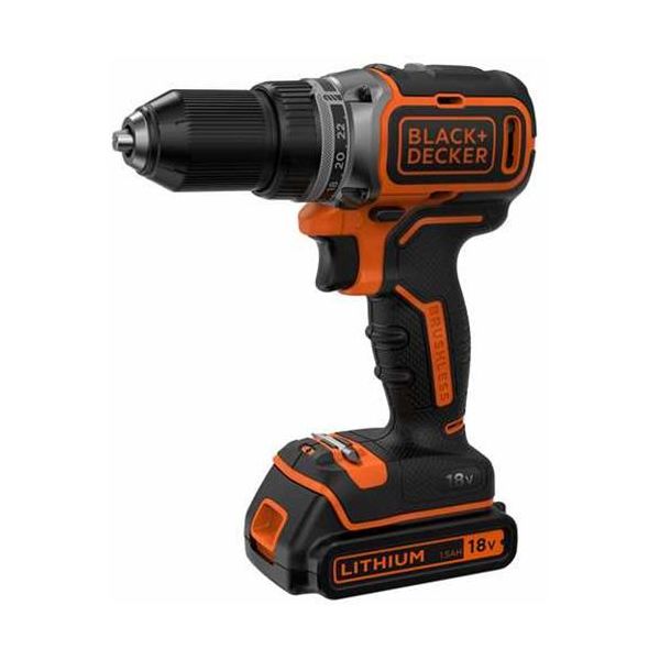 Bore-/skruemaskine Black & Decker BL186K1B2-QW med batteri og oplader 