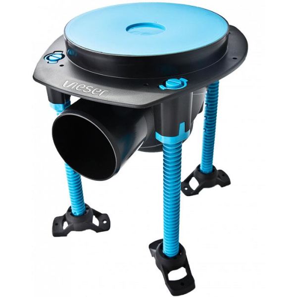 Gulvafløb Vieser 7114128 150 mm, med støtteben 