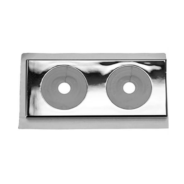 Dækroset Faluplast 50435 Selvklæbende, 12-16 mm Dobbelt, krom