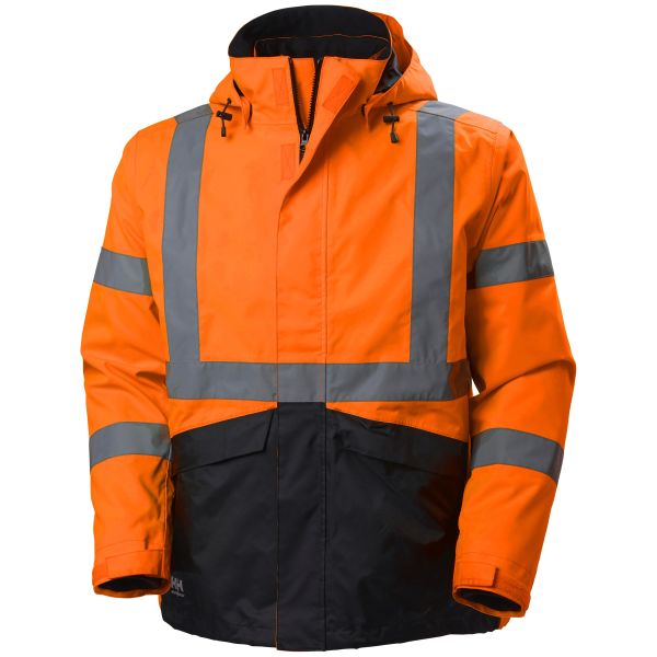 Jacka Helly Hansen Workwear Alta 71370-269 varsel, orange/svart L