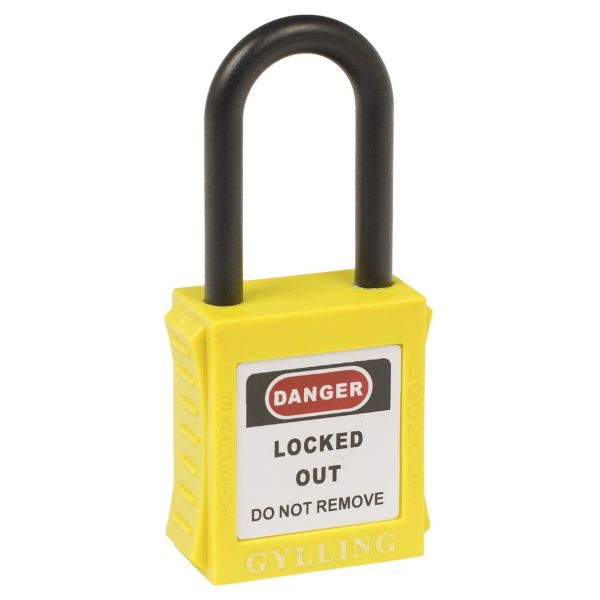 Hængelås Sunwind Lockout KD 309856 21x40x45 mm Gul