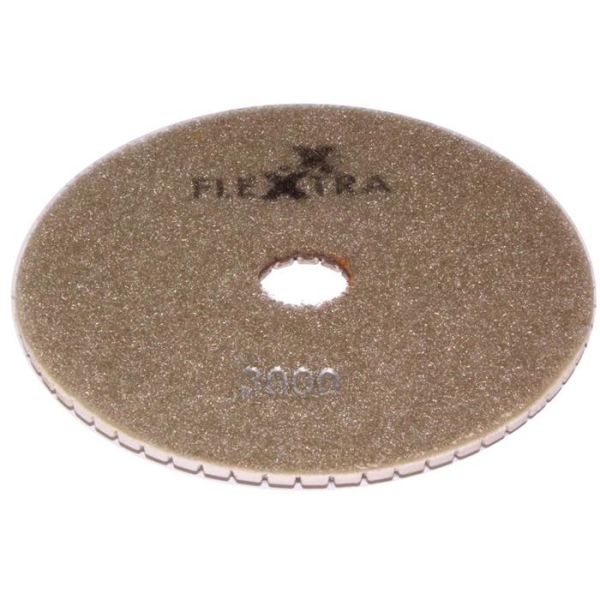 Timanttihiomalaikka Flexxtra 100.251 125 x 4 mm, märkä/kuiva Karkeus 3000