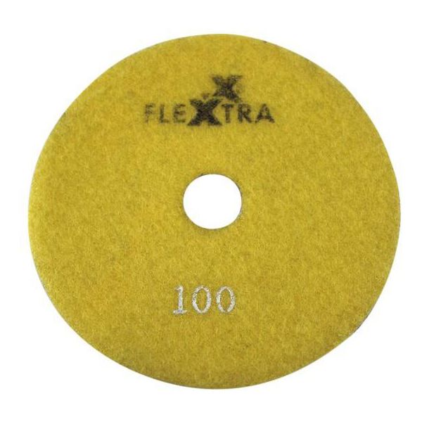 Diamantslipeskive Flexxtra 100.170 125 x 4 mm, våt/tørr Grit 100
