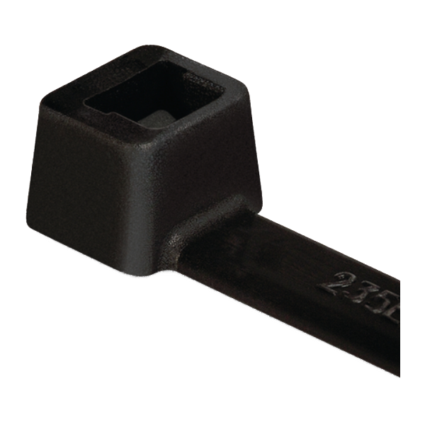 Buntebånd Hellermann Tyton T18R BK svart, 100-pakning 2,5 x 100 mm