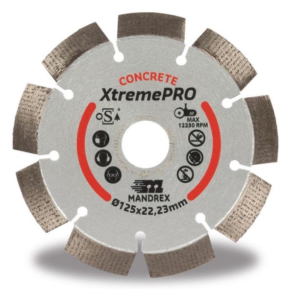 Diamantkapskiva Mandrex Concrete XtremePRO  115 mm