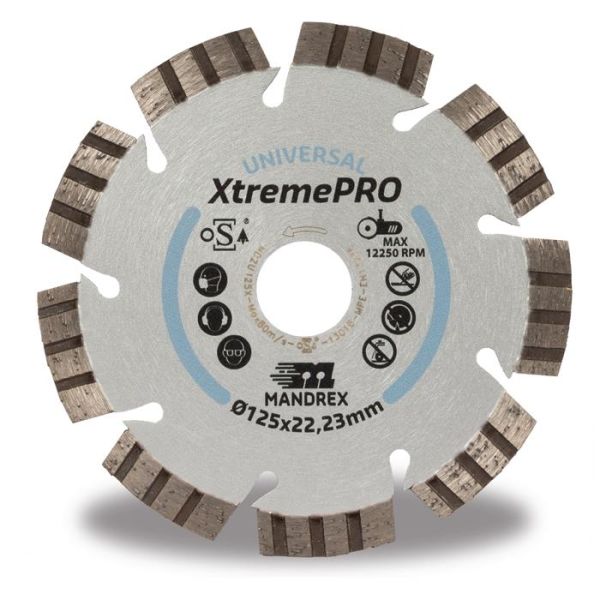 Timanttikatkaisulaikka Mandrex Universal XtremePRO  115 mm