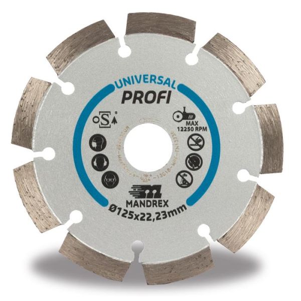 Diamantskæreskive Mandrex Universal Profi  230 mm