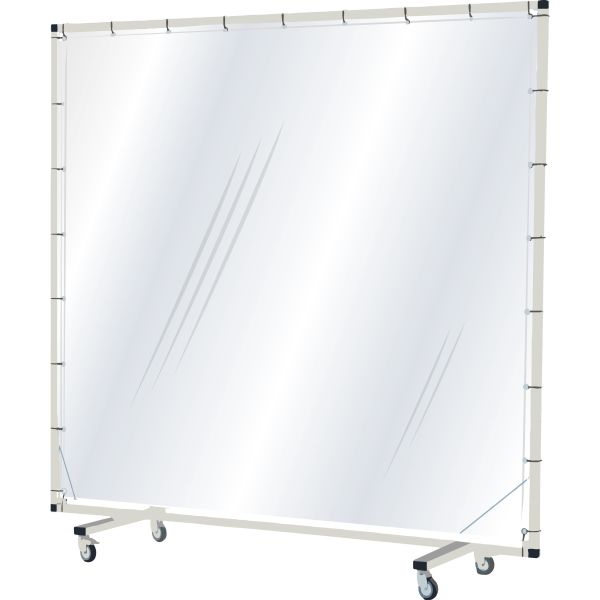 Hitsaussermi Industridraperier Björndraperiet 104001 pyörillä, 2 x 2 m, läpinäkyvä Kirkas