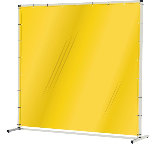 Svejseskærm Industridraperier Björndraperiet104102 1,5 x 1,9 m, gennemsigtig Gul