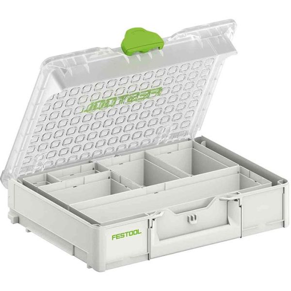 Sortimentsboks Festool SYS3 ORG M 89 6xESB med 6 indsatsbokse 