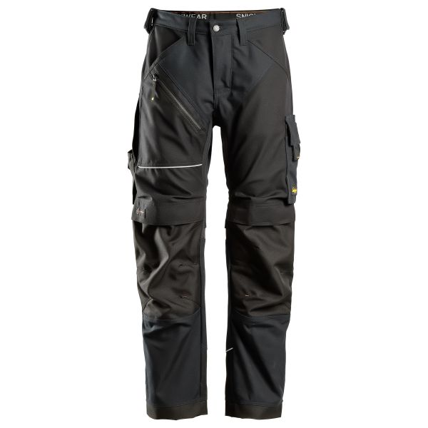 Håndværkerbukser Snickers Workwear 6314 RuffWork sort C48
