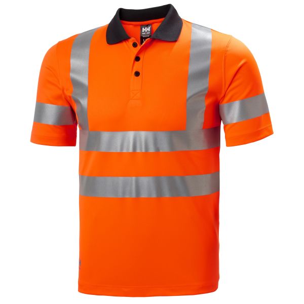 Poloshirt Helly Hansen Workwear Addvis Polo Advarsel, orange, strækrefleks Hi-Vis, Orange S