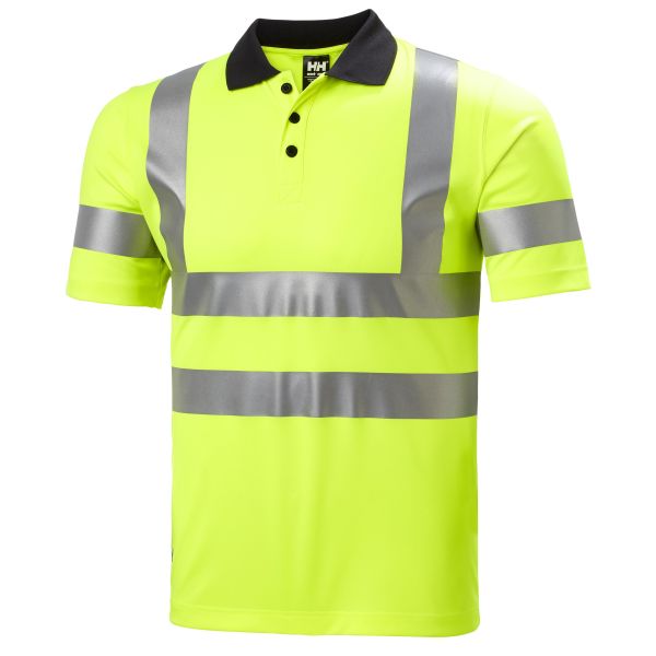 Poloshirt Helly Hansen Workwear Addvis Polo Advarsel, gul, strækrefleks Hi-Vis, gul XS