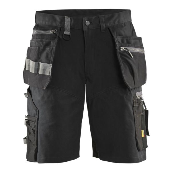 Arbetsshorts Blåkläder 159813439900C46 med stretch, svart Stl C46