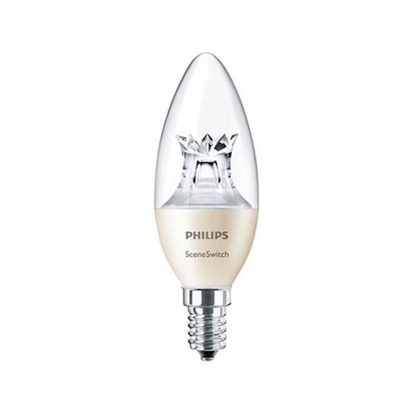 LED-lampa Philips SceneSwitch 5,5 W, kronljusform 