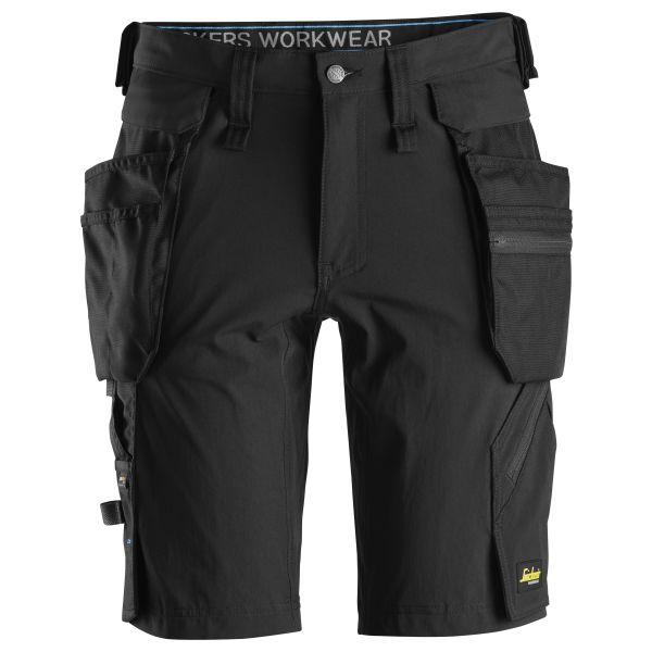 Shorts Snickers Workwear 6108 LiteWork svart C52 Svart