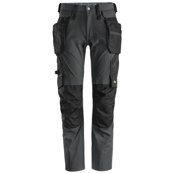 Håndværkerbukser Snickers Workwear 6208 LiteWork grå/sort Grå/sort C46