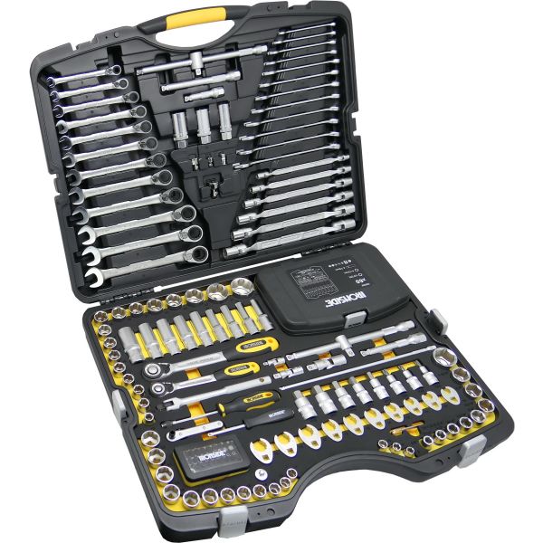 Hylsnyckelsats Ironside 102336 1/4", 3/8" & 1/2", 217 delar 