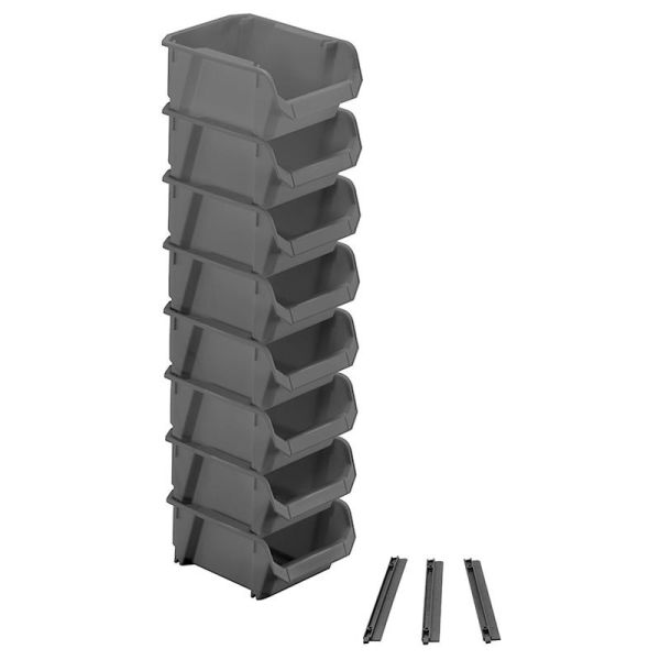 Opbevaringsboks STANLEY STST82733-1 8-pak 