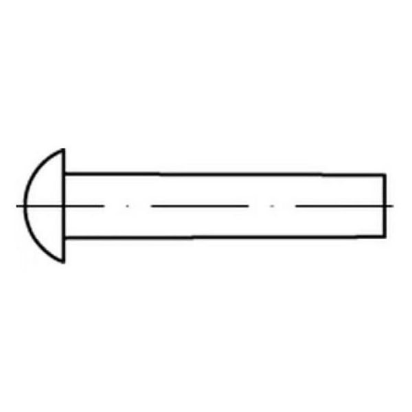 Nitte REYHER 006600000100040 STÅL OBH 10 x 40 mm, pakke med 100