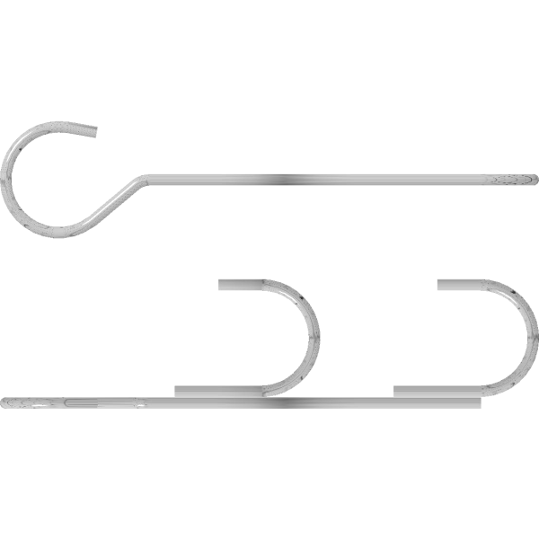 Kaapelikoukku Joma 8180123 rauta Ø8 x 330 mm