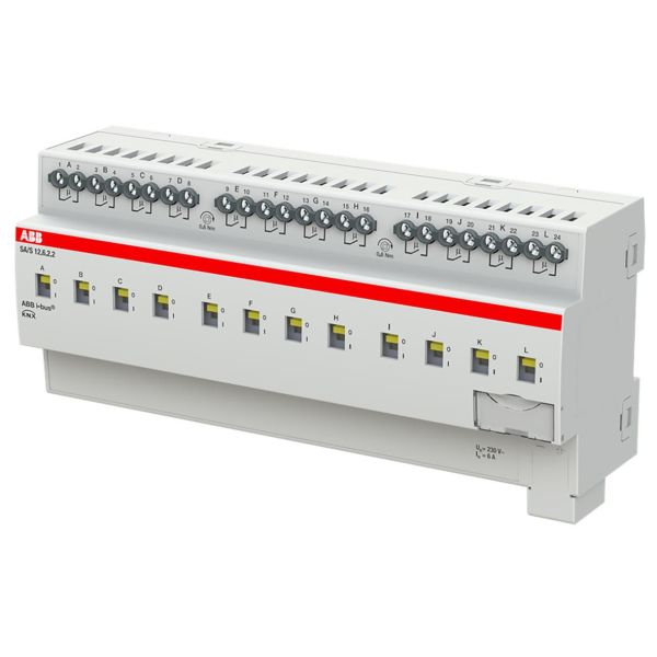Tulo-/lähtöyksikkö ABB 2CDG110256R0011 KNX, 230 V, 6 A Kytkinliitäntöjen enimmäismäärä: 12