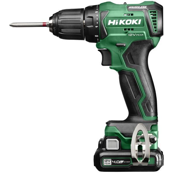Bore-/skruemaskine HiKOKI DS12DD med batteri og oplader 