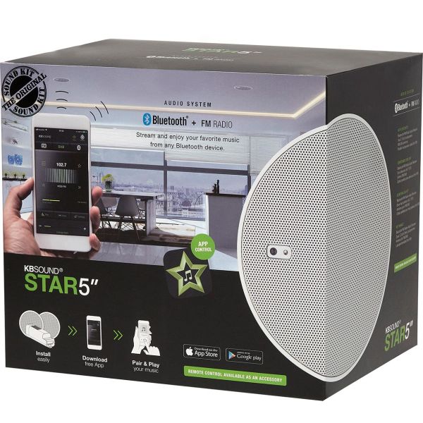 Ljudsystem Sunwind KB Sound Star FM 5 med Bluetooth och radio 
