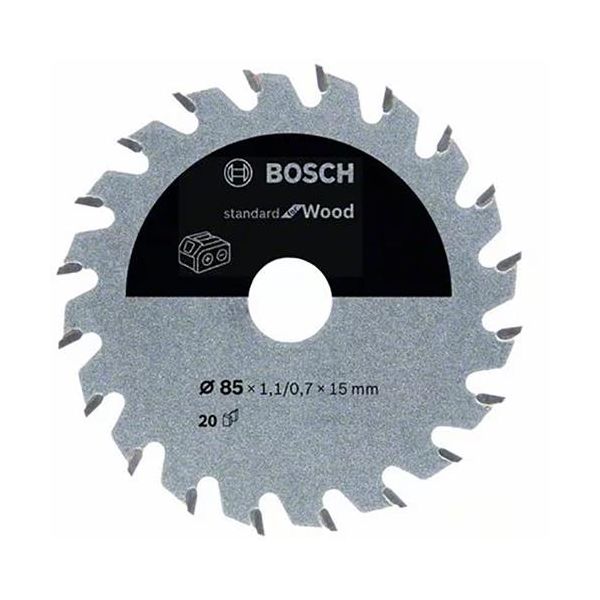Sågklinga Bosch Standard for Wood 85×1,1×15 mm, 20T 